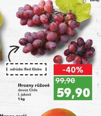 Kaufland Hrozny růžové nabídka