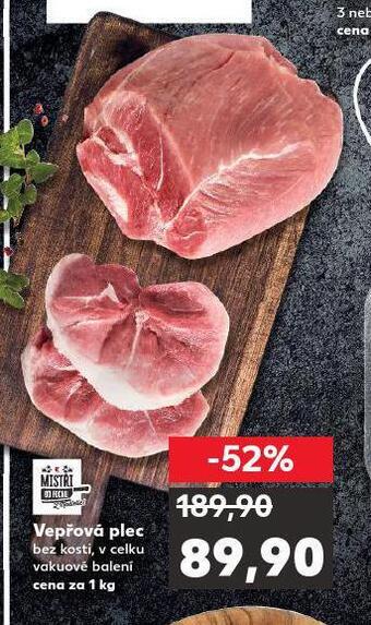 Kaufland Vepřová plec bez kosti nabídka