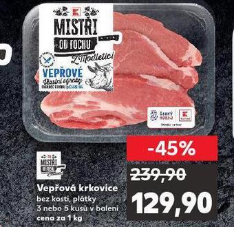 Vepřová krkovice bez kosti plátky