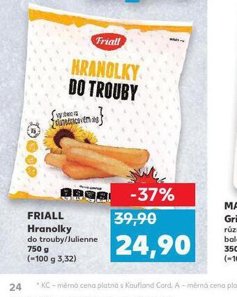 Kaufland Friall hranolky nabídka