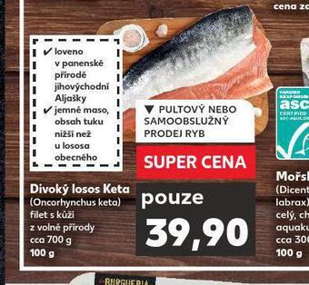 Kaufland Divoký losos keta nabídka