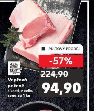 Vepřová pečeně s kostí
