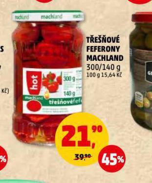 Třešňové feferony machland