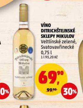 Víno ditrichštejnské sklepy mikulov