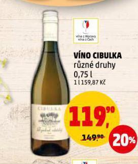 Penny Market Víno cibulka nabídka