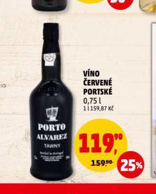 Penny Market Víno červené portské nabídka