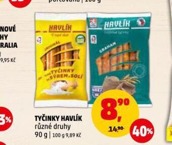 Penny Market Tyčinky havlík nabídka