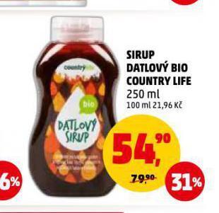 Penny Market Sirup datlový nabídka