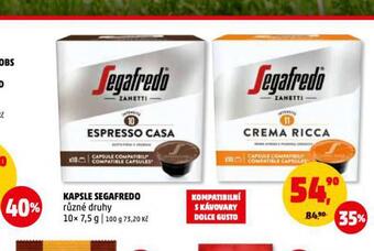 Penny Market Kávové kapsle segafredo nabídka
