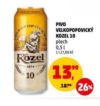 Penny Market Pivo velkopopovický kozel nabídka