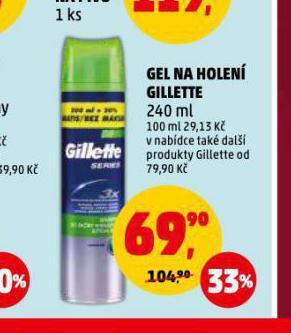 Gillette gel na holení