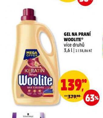 Penny Market Woolite gel na praní nabídka