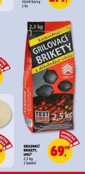 Penny Market Grilovací brikety nabídka