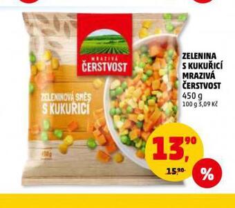 Zelenina s kukuřicí