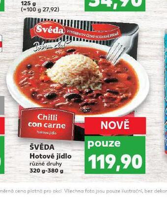 Kaufland Švéda hotové jídlo nabídka
