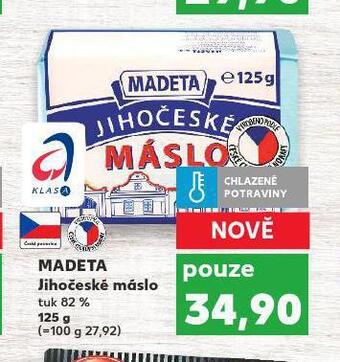 Kaufland Madeta jihočeské máslo nabídka