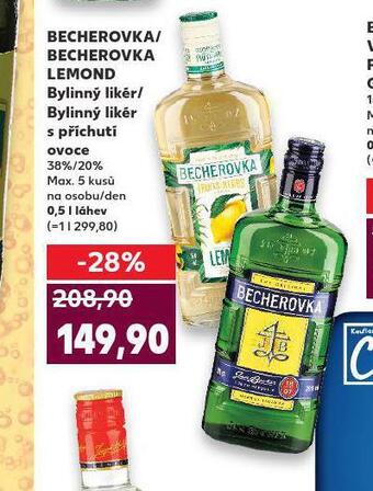 Becherovka, becherovka lemond