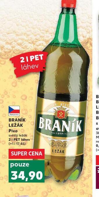 Kaufland Pivo braník ležák nabídka