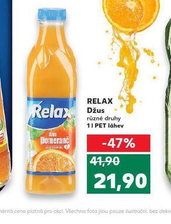 Kaufland Relax džus nabídka
