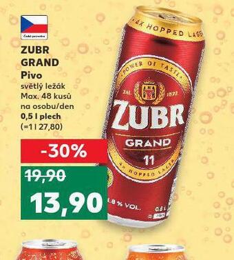 Pivo zubr grand