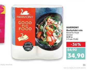 Kaufland Harmony kuchyňské utěrky nabídka