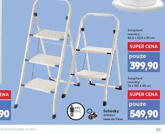 Kaufland Skládací schůdky 3 stupňové nabídka