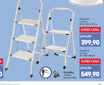 Kaufland Skládací schůdky 3 stupňové nabídka