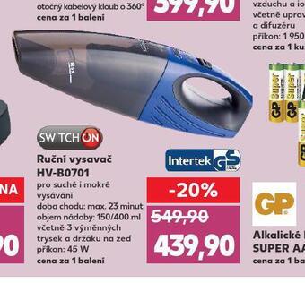 Kaufland Ruční vysavač nabídka