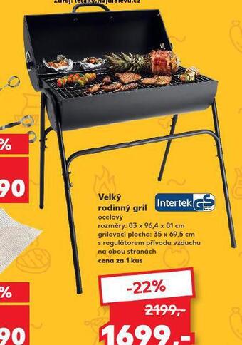 Kaufland Velký rodinný gril nabídka