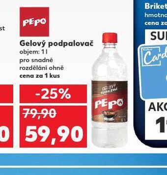Gelový podpalovač