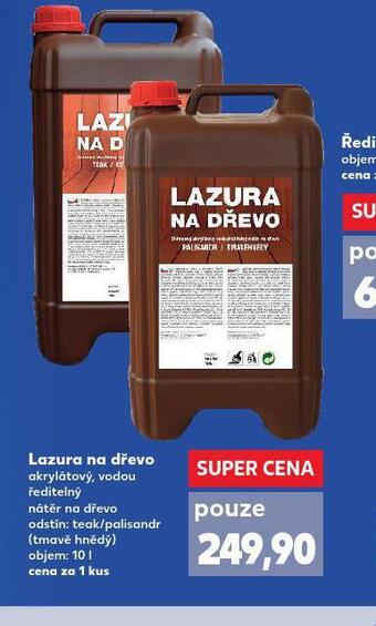 Kaufland Lazura na dřevo nabídka