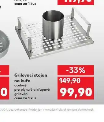 Kaufland Grilovací stojan na kuře nabídka