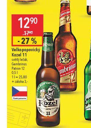 Globus Pivo velkopopovický kozel nabídka