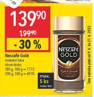 Globus Káva nescafé nabídka