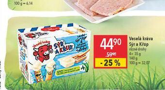 Globus Veselá kráva sýr a křup nabídka