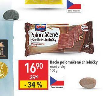 Racio polomáčené chlebíčky