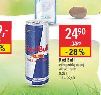 Globus Red bull nabídka