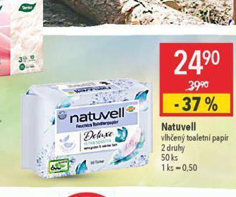 Globus Natuvell vlhčený toaletní papír nabídka