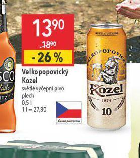 Globus Pivo velkopopovický kozel nabídka