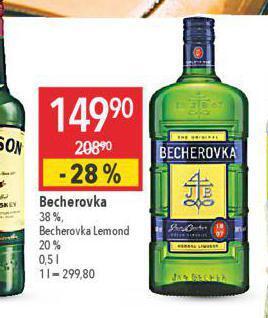 Globus Becherovka nabídka