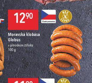Globus Moravská klobása nabídka