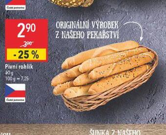Globus Pivní rohlík nabídka