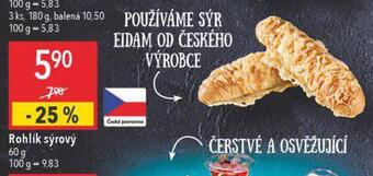 Globus Rohlík sýrový nabídka
