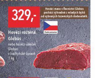 Globus Hovězí roštěná nabídka