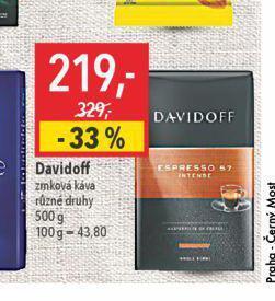 Globus Káva davidoff nabídka