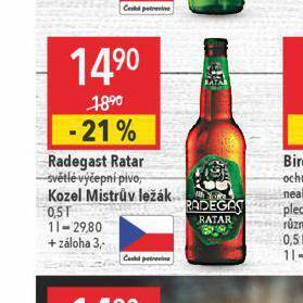 Globus Pivo velkopopovický kozel nabídka