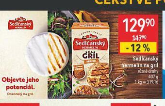 Globus Sedlčanský hermelín na gril nabídka