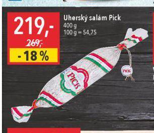 Globus Uherský salám pick nabídka