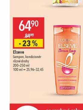 Globus Elseve šampon nabídka
