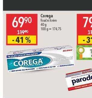 Globus Corega fixační krém nabídka